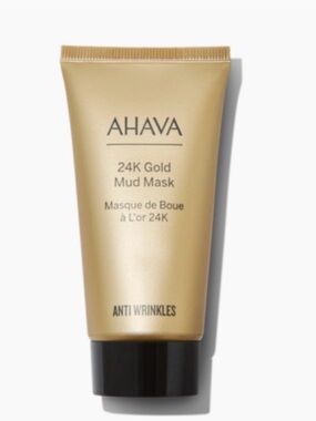 AHAVA 24K Gold Mud Mask - Gold and Black